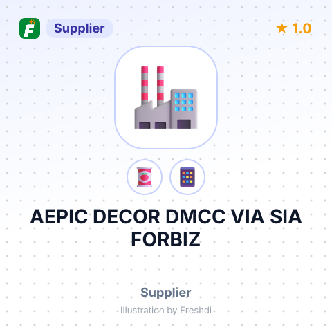 AEPIC DECOR DMCC VIA SIA FORBIZ – summary card, no photo uploaded yet