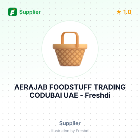 AERAJAB FOODSTUFF TRADING CODUBAI UAE – summary card, no photo uploaded yet