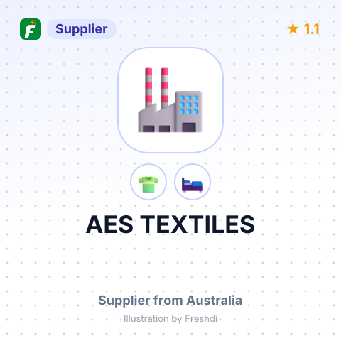AES TEXTILES – summary card, no photo uploaded yet