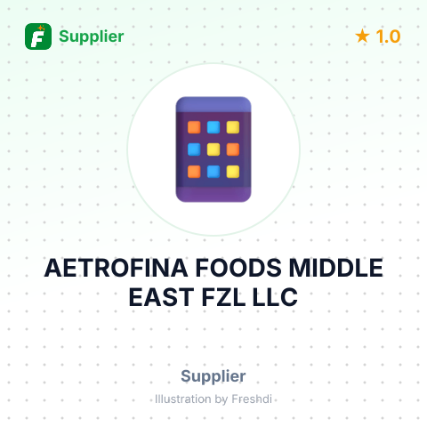 AETROFINA FOODS MIDDLE EAST FZL LLC – summary card, no photo uploaded yet