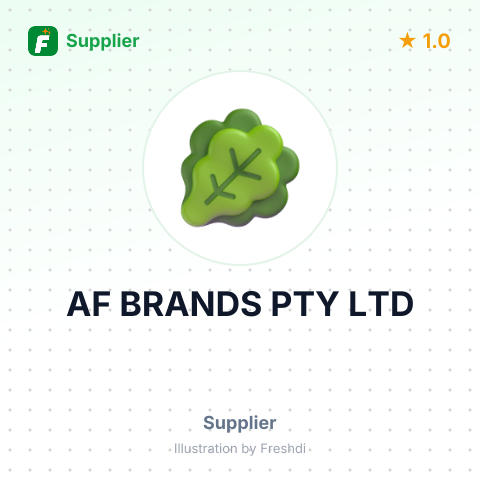 AF BRANDS PTY LTD – summary card, no photo uploaded yet