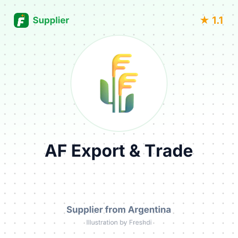 AF Export & Trade – summary card, no photo uploaded yet