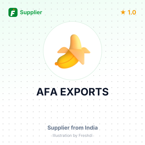 AFA EXPORTS – summary card, no photo uploaded yet