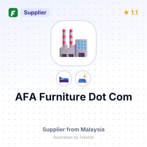 AFA Furniture Dot Com – summary card, no photo uploaded yet