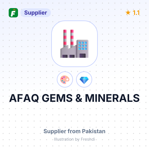 AFAQ GEMS & MINERALS – summary card, no photo uploaded yet