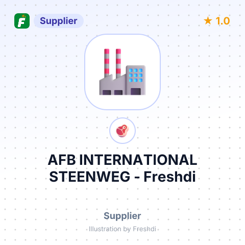 AFB INTERNATIONAL STEENWEG – summary card, no photo uploaded yet