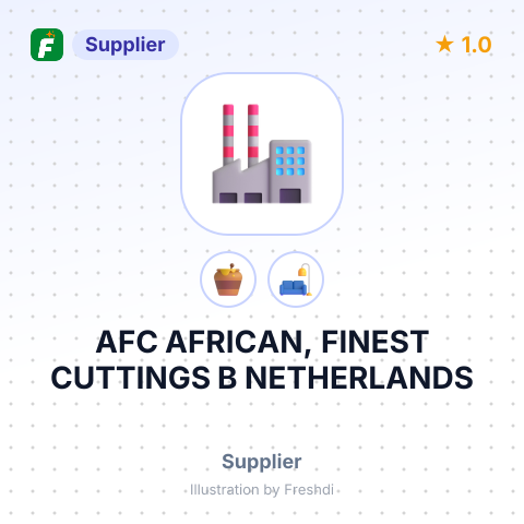 AFC AFRICAN, FINEST CUTTINGS B NETHERLANDS – summary card, no photo uploaded yet