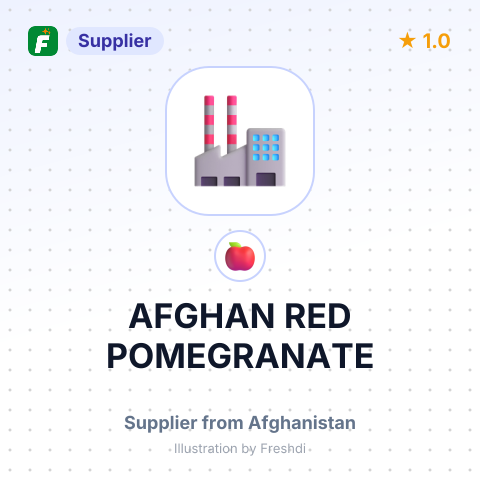 AFGHAN RED POMEGRANATE – summary card, no photo uploaded yet