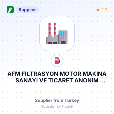 AFM FILTRASYON MOTOR MAKINA SANAYI VE TICARET ANONIM SIRKETI – summary card, no photo uploaded yet
