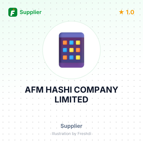 AFM HASHI COMPANY LIMITED – summary card, no photo uploaded yet