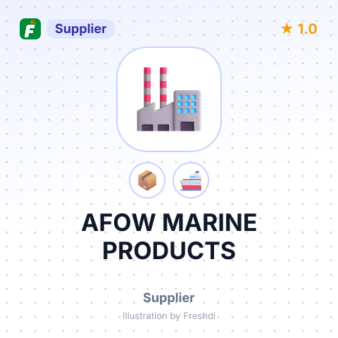 AFOW MARINE PRODUCTS – summary card, no photo uploaded yet