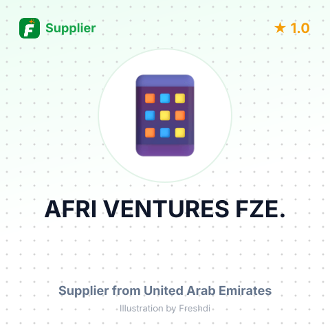 AFRI VENTURES FZE. – summary card, no photo uploaded yet