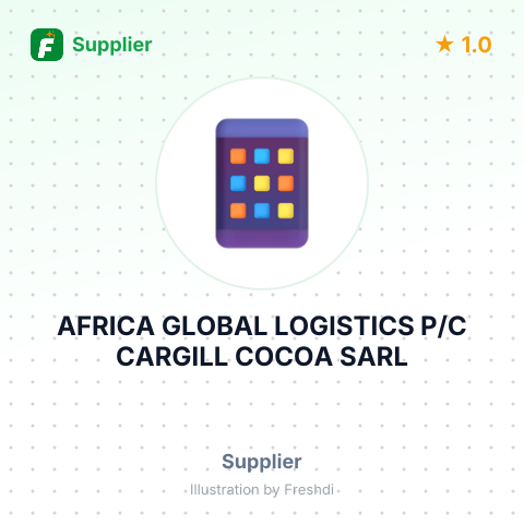 AFRICA GLOBAL LOGISTICS P/C CARGILL COCOA SARL – summary card, no photo uploaded yet