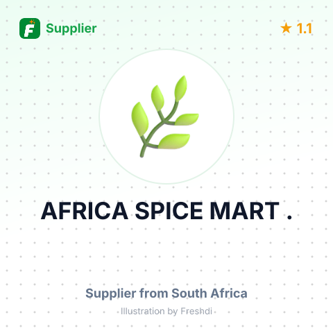 AFRICA SPICE MART . – summary card, no photo uploaded yet