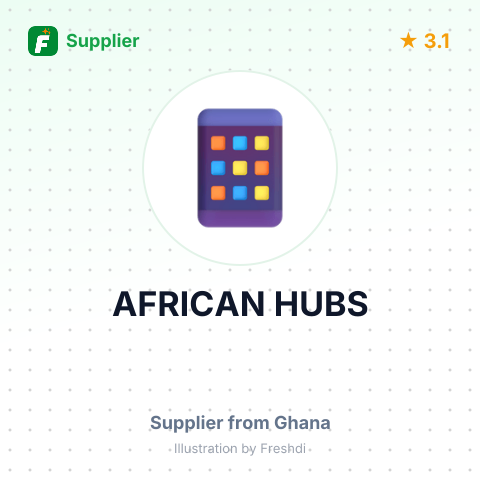 AFRICAN HUBS – summary card, no photo uploaded yet