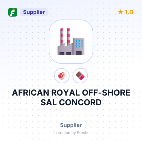 AFRICAN ROYAL OFF-SHORE SAL CONCORD – summary card, no photo uploaded yet