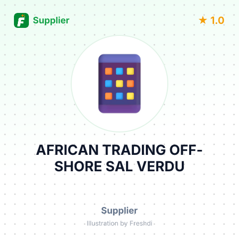 AFRICAN TRADING OFF-SHORE SAL VERDU – summary card, no photo uploaded yet