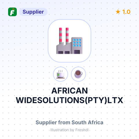 AFRICAN WIDESOLUTIONS(PTY)LTX – summary card, no photo uploaded yet