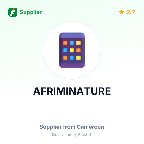 AFRIMINATURE – summary card, no photo uploaded yet