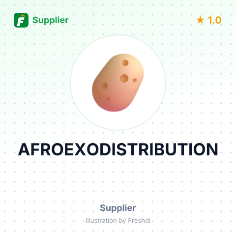 AFROEXODISTRIBUTION – summary card, no photo uploaded yet