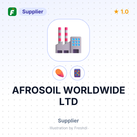 AFROSOIL WORLDWIDE LTD – summary card, no photo uploaded yet