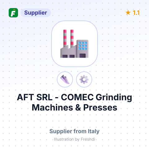 AFT SRL - COMEC Grinding Machines & Presses – summary card, no photo uploaded yet