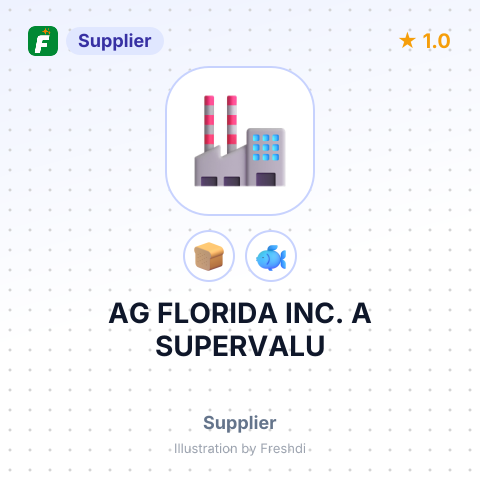 AG FLORIDA INC. A SUPERVALU – summary card, no photo uploaded yet