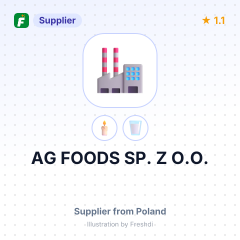 AG FOODS SP. Z O.O. – summary card, no photo uploaded yet