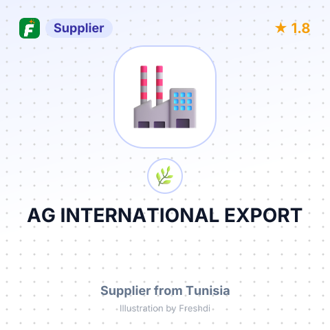 AG INTERNATIONAL EXPORT – summary card, no photo uploaded yet