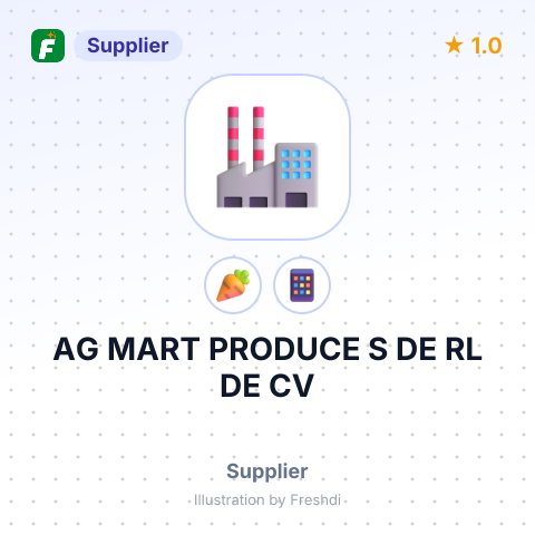 AG MART PRODUCE S DE RL DE CV – summary card, no photo uploaded yet
