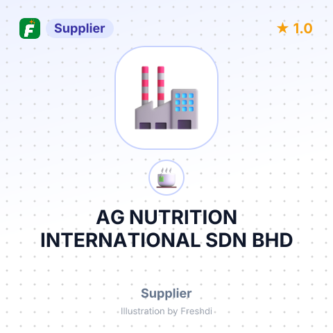 AG NUTRITION INTERNATIONAL SDN BHD – summary card, no photo uploaded yet