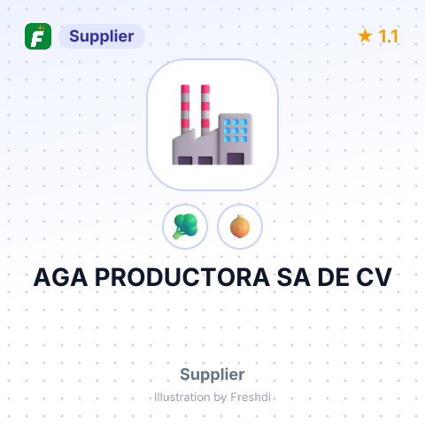 AGA PRODUCTORA SA DE CV – summary card, no photo uploaded yet