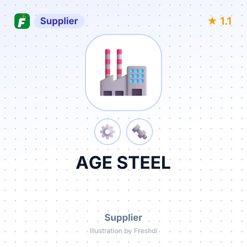 AGE STEEL – summary card, no photo uploaded yet