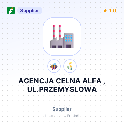 AGENCJA CELNA ALFA , UL.PRZEMYSLOWA – summary card, no photo uploaded yet