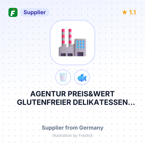 AGENTUR PREIS&WERT GLUTENFREIER DELIKATESSEN SHOP MONIKA UEBERRICKE – summary card, no photo uploaded yet