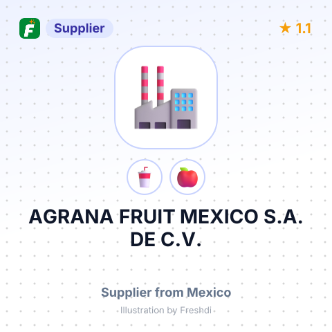 AGRANA FRUIT MEXICO S.A. DE C.V. – summary card, no photo uploaded yet