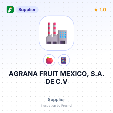 AGRANA FRUIT MEXICO, S.A. DE C.V – summary card, no photo uploaded yet