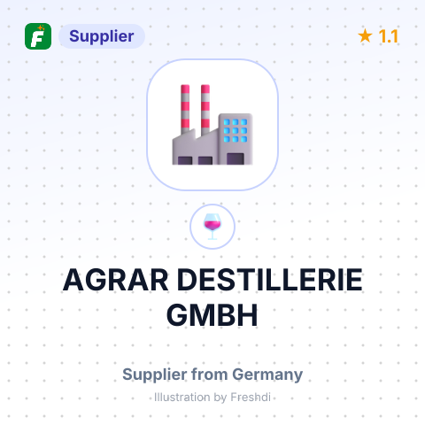 AGRAR DESTILLERIE GMBH – summary card, no photo uploaded yet