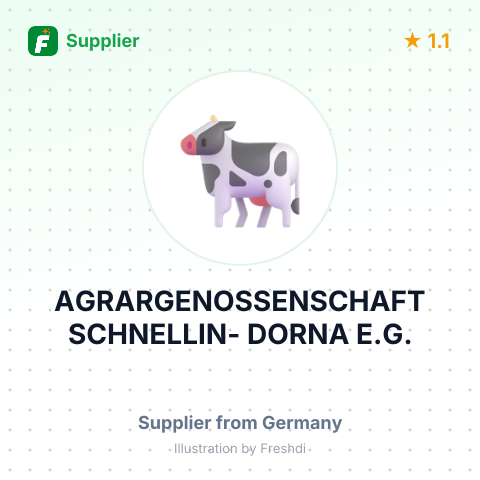 AGRARGENOSSENSCHAFT SCHNELLIN- DORNA E.G. – summary card, no photo uploaded yet