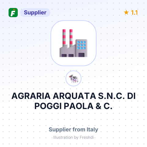 AGRARIA ARQUATA S.N.C. DI POGGI PAOLA & C. – summary card, no photo uploaded yet