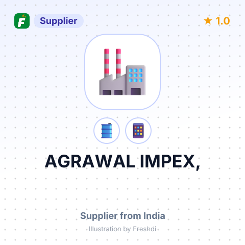 AGRAWAL IMPEX, – summary card, no photo uploaded yet