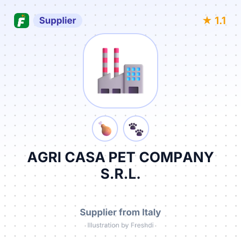 AGRI CASA PET COMPANY S.R.L. – summary card, no photo uploaded yet