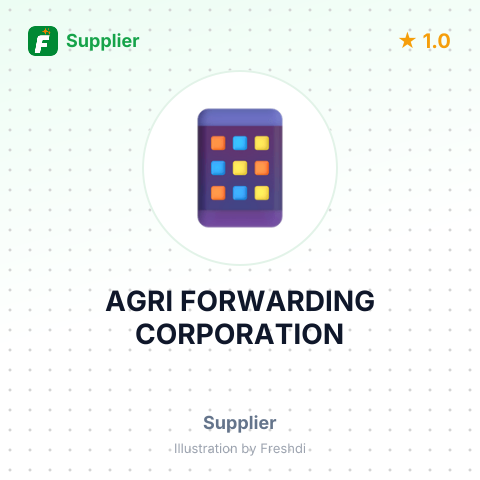 AGRI FORWARDING CORPORATION – summary card, no photo uploaded yet
