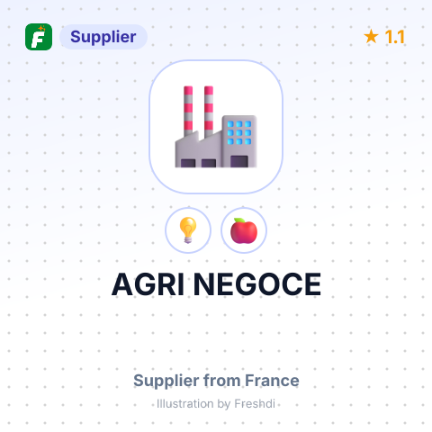 AGRI NEGOCE – summary card, no photo uploaded yet