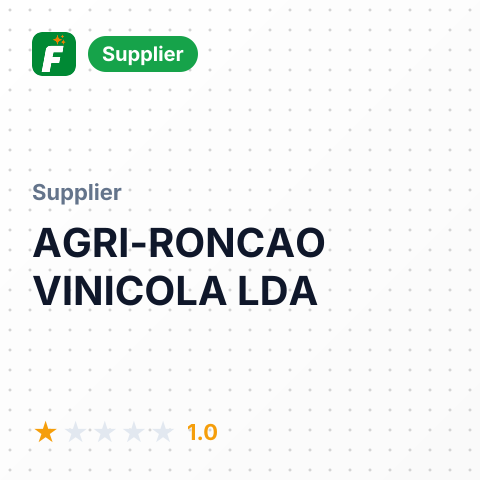 AGRI-RONCAO VINICOLA LDA – summary card, no photo uploaded yet