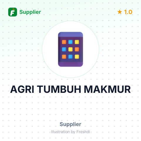 AGRI TUMBUH MAKMUR – summary card, no photo uploaded yet