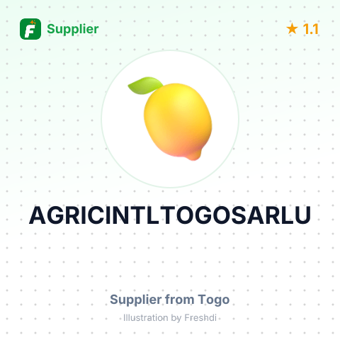 AGRICINTLTOGOSARLU – summary card, no photo uploaded yet