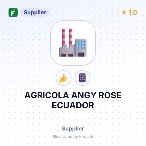 AGRICOLA ANGY ROSE ECUADOR – summary card, no photo uploaded yet