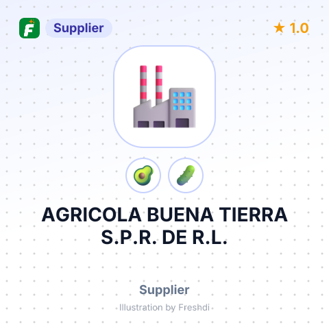 AGRICOLA BUENA TIERRA S.P.R. DE R.L. – summary card, no photo uploaded yet