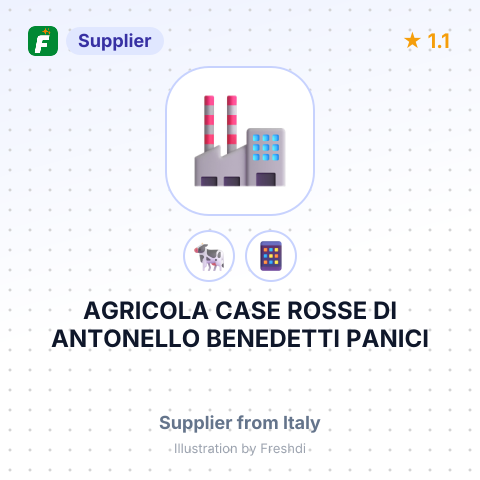 AGRICOLA CASE ROSSE DI ANTONELLO BENEDETTI PANICI – summary card, no photo uploaded yet